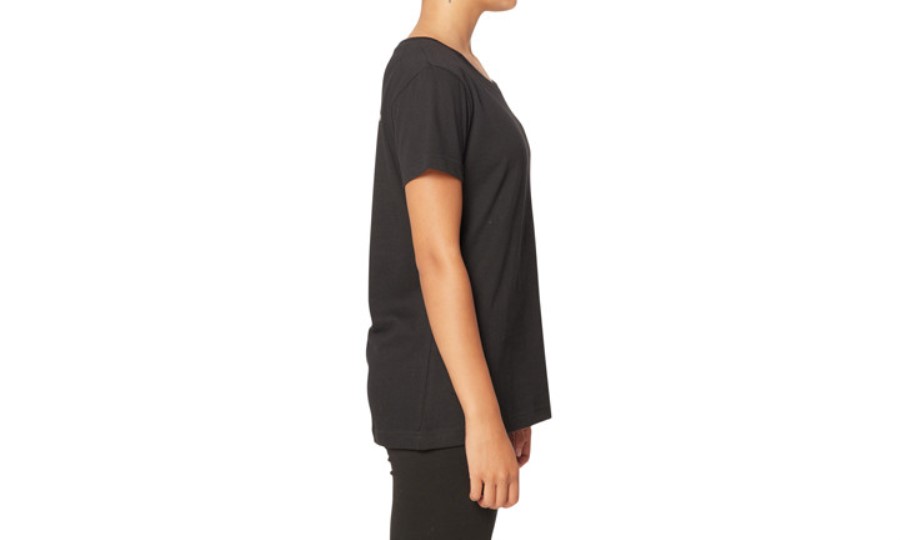 Kvinner Varemerke T-skjorte Svart Larve