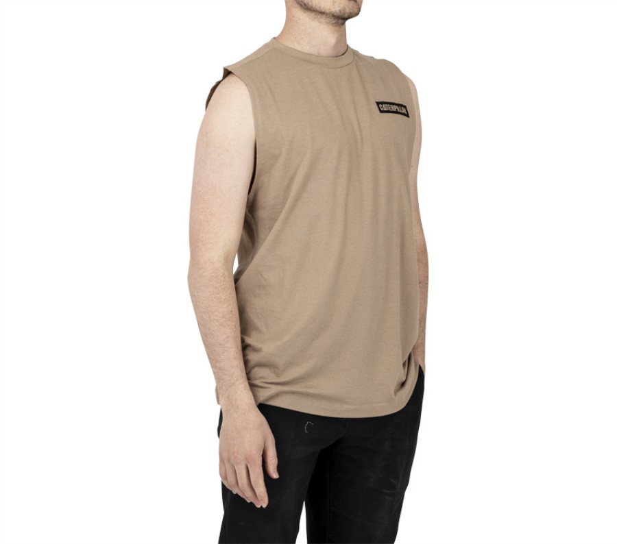 Ikon Muskel Tank Oxford Tan Caterpillar