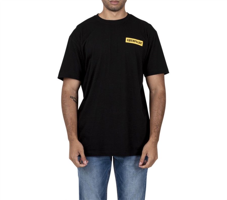 Triton Blokk Kortermet T-skjorte Svart Larve