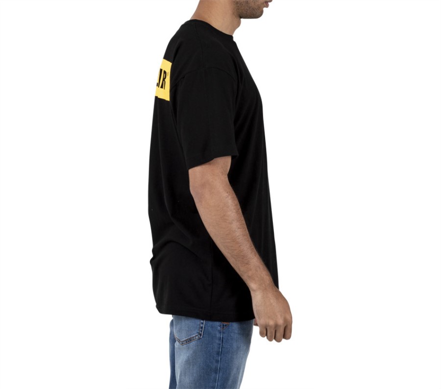 Triton Blokk Kortermet T-skjorte Svart Larve