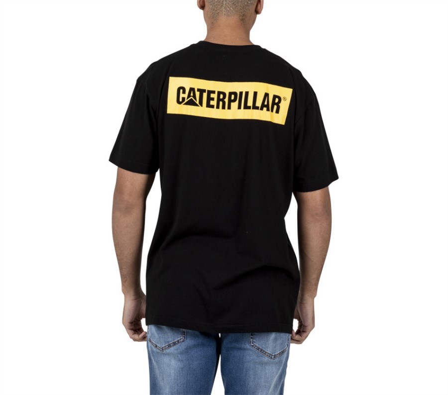 Triton Blokk Kortermet T-skjorte Svart Larve