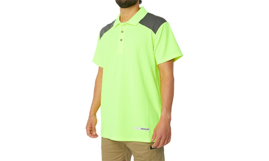 Hi Vis Ytelse Polo Hi Vis Gul Larve