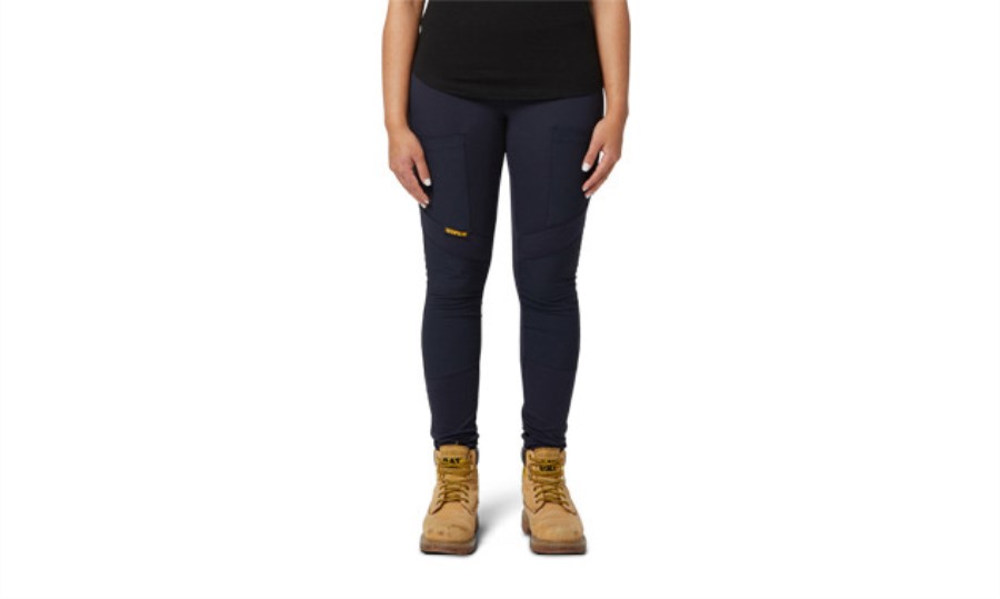 Kvinner Jobber Stretch Legging Marine Larve