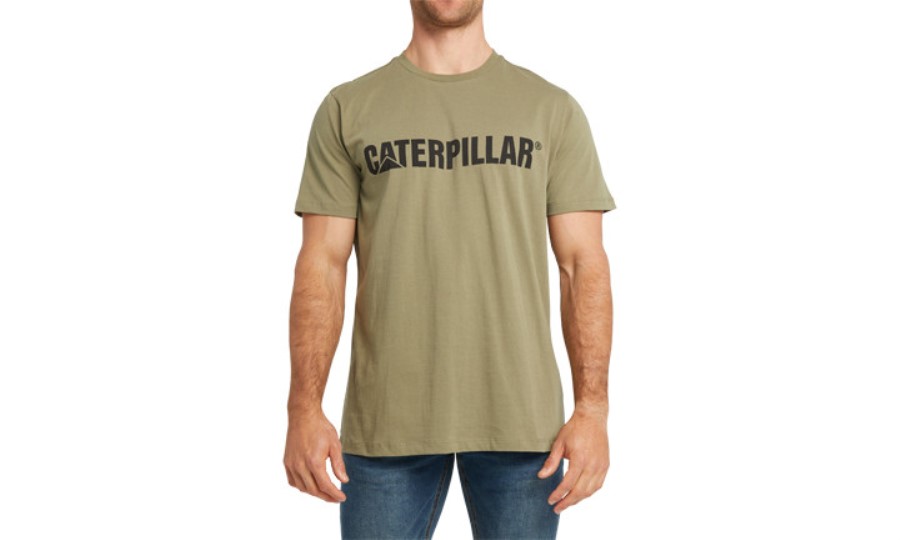 Caterpillar Logo T-skjorte Myrlarve