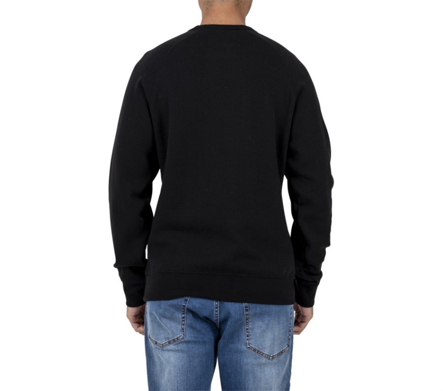 Foundation Sweatshirt Med Crewneck Pitch Black Caterpillar