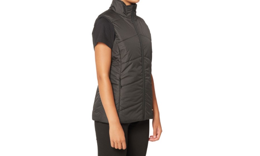 Kvinner Foundation Isolert Vest Beksvart Larve