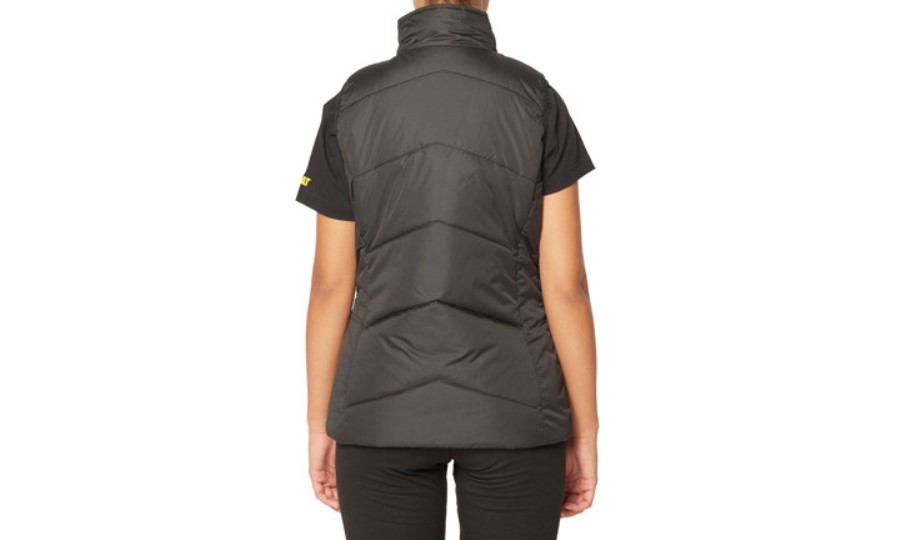 Kvinner Foundation Isolert Vest Beksvart Larve