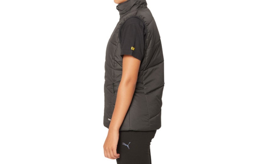 Kvinner Foundation Isolert Vest Beksvart Larve