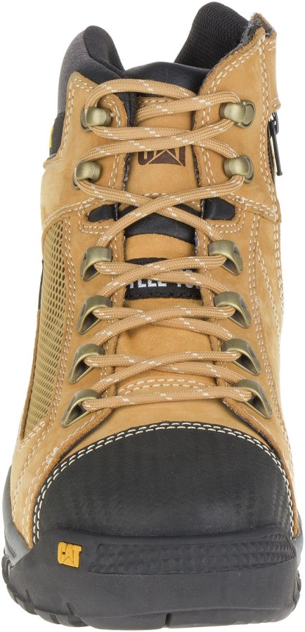 Konveks Stål Tå Mid Boot Honning Larve