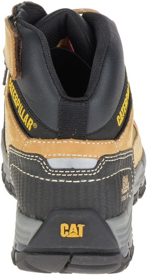 Konveks Stål Tå Mid Boot Honning Larve