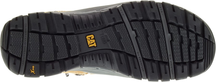 Konveks Stål Tå Mid Boot Honning Larve