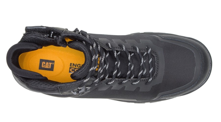 Fremdrift Kompositt Tå Arbeidsstøvel Svart Larve