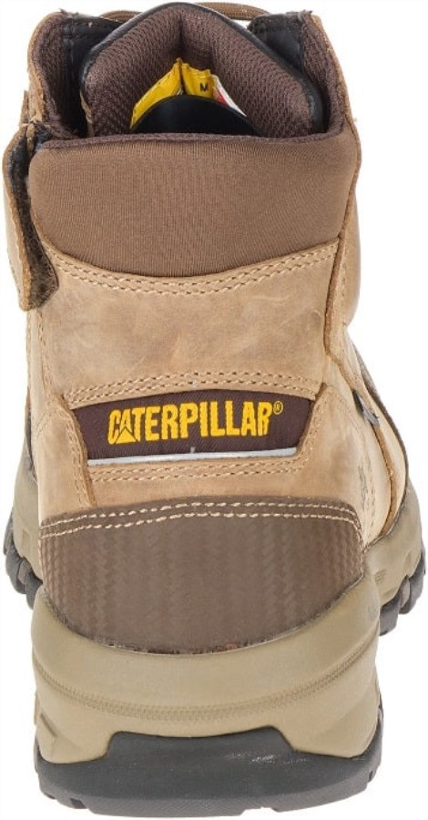 Enhet Vanntett Kompositt Tå Arbeidsstøvel Mørk Beige Larve