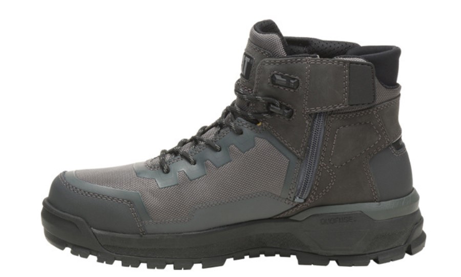 Fremdrift Kompositt Tå Arbeidsstøvel Jordgrå Larve