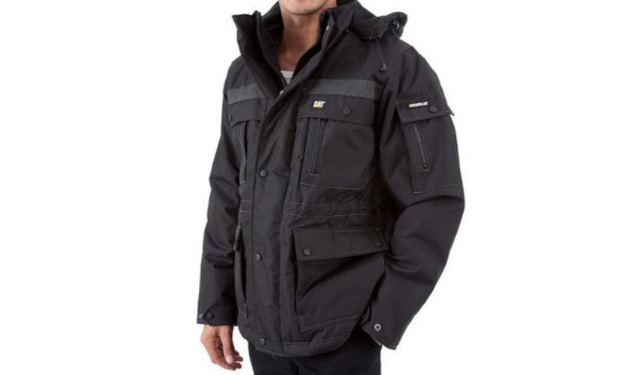 Tung Isolert Parkas Svart Larve