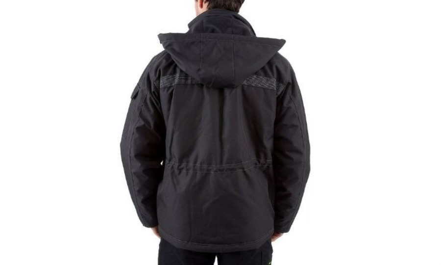 Tung Isolert Parkas Svart Larve